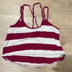 Rue21 Red and White Striped Camisole